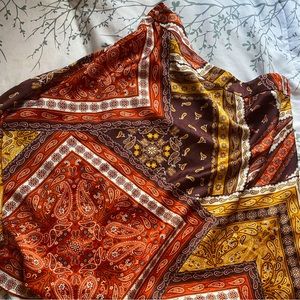 SHEIN Curve 1XL Bandana Maxi Skirt